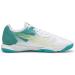 PUMA Unisex Attacourt Indoor Court Shoe - 46 EU | White Ocean Tropic Sparkling Green Lime Squeeze | International Shipping Available - Buy Online on GoSupps.com