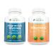 Magnesium Glycinate 400mg + Vitamin C 1000mg with Rosehip & Acerola Cherry Bioflavonoid - Vegan Bundle - 270 Tablets & 365 Capsules