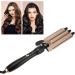 5 in 1 Curling Wand Set Interchangeable Barrel Heat Protective Glove Instant Heat Up Curling Iron Rose Gold - Buy Online on GoSupps.com