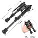 Feyachi B13 Mlok Bipod 6-9 Inch - Lightweight Rifle Bipod for Hunting and Shooting - Direct Mlok System Attachment - Buy Online on GoSupps.com