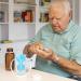 Spillproof Nosey Cup for Elderly Care & Therapy - 8.7oz Nosey Cut-Out Cup with Holder - Buy Online on GoSupps.com