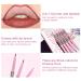 Ponhey Nude Matte Lip Liner Pencil & Brush - Long Lasting Waterproof Lipstick Marker Pen #02 for Perfect Lips - Buy Online on GoSupps.com