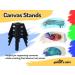 Canvas Stand for Paint Pouring | Canvas Feet Risers Tool Holder for Acrylic Pouring | 2 Inches (Pack of 4) Black - SplashNColor - Buy Online on GoSupps.com
