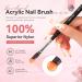SAVILAND Acrylic Nail Brush Set - Professional Size 6 8 10 for Acrylic Powder Application | Black Round Nail Art Brushes with Sturdy Handle - Ideal for Home Salon Manicure Tools - Buy Online on GoSupps.com