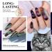 Cat Eye Gel Nail Polish Set With Magnetic Stick-9d Holographic Magnetic Nail Polish-5 Colors Pink Purple Red Green Glitterbels Gel Polish With Black Gel Polish Base Needed-Gel Nail Art Kit - Buy Online on GoSupps.com