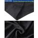 TACVASEN Men's Sports Shirt 1/4 Zip Long Sleeve Fleece Lined - Black Grey XXL - Buy Online on GoSupps.com