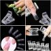 Healeved 1 Set Nail Set Manicure Kits Nail Art Clip Clear Nail Forms Nail Clip Nail Fixing Clips Nail Gel Dual Forms for Toenails White Finger Clip Stainless Steel and Nylon Fiber Lengthen - Buy Online on GoSupps.com