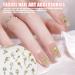 Dangle Nail Charms 18PCS Luxury Nail Gems Set - Heart, Flower, Moon, Butterfly, Pearl, Bow | 3D Gold & Silver Alloy Rhinestones for Nail Art Decoration - Buy Online on GoSupps.com