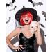 PLANTURECO Red Wig and Party Sunglasses Red Wig for Women Red Wig with Bangs Red Bob Wig and Short Red Wig Bright Red Wig with Neon Glasses Red Wig for Women - Buy Online on GoSupps.com