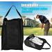 Acogedor Breathable Nylon Golf Shoe Organizer Bag with Double Zipper - Black - Buy Online on GoSupps.com