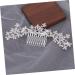 MAGICLULU Rhinestone Alloy Hair Comb Bride Accessories Wedding Hair Accessories Bridal Headpieces Rhinestone Hair Accessories Bridal Flower Hair Comb Hairpin Decorate European and American - Buy Online on GoSupps.com