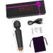 SENDRY Mini Cordless Wand Massager - 160 Vibration Modes - Waterproof & Rechargeable (Black) - Buy Online on GoSupps.com