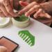 Minkissy Jade Scalp Massage Comb | Natural Wide Tooth Gua Sha Comb for Hair Growth & Antistatic Head Massage Device - Buy Online on GoSupps.com