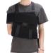 Arm Sling Shoulder Immobilizer, Rotator Cuff Support Brace Adjustable Comfortable Shoulder Arm Immobilizer Sling Swathe Breathable Shoulder Support Brace for Injured Arm Hand Elbow Black