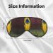 Feather Print Unisex Sleep Mask | Double-Sided Eye Mask for Sound Sleep & Skin Care - Shop Internationally - Buy Online on GoSupps.com