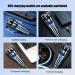 Buy Waterproof Cordless Electric Shaver for Men | Portable & Compact Rotary Razor - Ideal for Travel | Blue - Buy Online on GoSupps.com