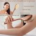 Advanced Dry Body Brush with Long Wooden Handle for Exfoliation and Dead Skin Removal - Shower Brush and Back Scrubber for Ultimate Bathing Experience - Buy Online on GoSupps.com