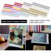 ADVcer Photo Album or DIY Scrapbook (10x10 inch 50 Pages Double Sided)  Vintage Leather Cover Three-Ring Binder Picture Booth Albums with 9 Colors 408pcs Self Adhesive Photos Corners for Memory Keep 01 Photo Album A1 (L... - Buy Online on GoSupps.com