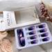 Shop Long Press on Nails - Purple & Black Gradient Coffin Style | Reusable Acrylic French False Nails for Women & Girls - Buy Online on GoSupps.com