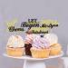 Ercadio 24 Pack Happy Retirement Cupcake Toppers Cheers Retired We'll Miss You LET the Fun Begin Cupake Toppers Picks Retirement Theme Farewell Birthday Party Cake Decorations Black Gold - Buy Online on GoSupps.com
