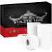 White Sports Medical Athletic Tape - No Sticky Residue & Easy to Tear - for Athletes, Trainers & First Aid Injury Wrap: Fingers Ankles Wrist - 1.5 Inch x 15 Yards per Roll (White, 8-Pack) White 8-Pack