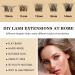 Lanciley Individual Lashes DIY Extension Kit | 45 Pcs 5 Styles | Natural Fluffy Wispy False Eyelashes | C CC D Curl Cluster Lashes | with Glue & Tweezers - Buy Online on GoSupps.com