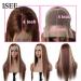 ISEE 10A 30 Inch Pre Plucked Transparent Lace Front Wig - 150% Density Straight Human Hair Wig for Black Women (427 Ombre Highlight) - Buy Online on GoSupps.com
