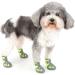 Zweitea Dog Shoes for Small Dogs - Breathable Slip-Resistant Boots with Paw Protection - Reflective Robust Sole for Chihuahuas - Green 1.1x1.38 - Buy Online on GoSupps.com