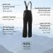 Buy Black Crevice Men's Ski Pants | Water & Windproof | Breathable High-Quality Active Snow Pants in Dark Blue | 100% Polyester Ski Gear - Buy Online on GoSupps.com