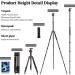 Victiv 81-inch Professional Camera Tripod with Monopod, Aluminum DSLR Tripod for Travel - 360 Degree Ball Head, Phone Mount - Compatible with Canon, Nikon, Sony - Black - Buy Online on GoSupps.com