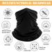Ysimple 4-Piece Multifunctional Hose Scarf Neckerchief - Breathable Windproof Men's Bandanas for Outdoor Sports - Black White Sapphire Blue Dark Gray - Buy Online on GoSupps.com