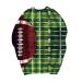 American Football Waterproof Haircut Cape for Adults & Kids Professional Barber Cape with Adjustable Snap Closure 51"x55" Pattern1