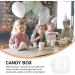 Alipis 10pcs Box Candy Containers Wedding Candy Cases Party Treats Containers Snack Plastic Gift - Buy Online on GoSupps.com
