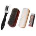 LUBOXIN 4 PCS Suede Brush for Shoes Nubuck Brush Horsehair Shoe Brush Hard-Wearing Crepe Brushes Multifunctional Nubuck Suede Cleaner Kit with Suede Eraser for Shoes Boot Leather Cleaning