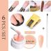 Builder Gel for Nails Nail Strengthener 3 Colors Builder Gel Nail Kit Extension Gel Base Gel in a Bottle Clear & White & Light Nude UV LED Polish Building Nail Gel - Buy Online on GoSupps.com