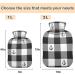 Buy NAANLE Black and White Plaid Anchor Hot Water Bottle - 1L Transparent Pain Relief & Warmth for Bed Hands & Feet Cozy Heat & Cold Therapy Solution - Buy Online on GoSupps.com