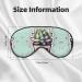 Smiling Succulents Eye Mask Soft Adjustable Comfort for Men & Women | International Shipping Available - Buy Online on GoSupps.com