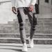 Ronony Men's Black Training Pants - Breathable Stretch-Denim Cargo Chino Jeans - Athletic Leisure Trousers XL - Buy Online on GoSupps.com