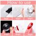 Cozlly 12 PCs DIY Nail Art Set - Stamping Plates & Stencils for Perfect Manicure - Transparent Stamp & Scraper Included - International Shipping Available - Buy Online on GoSupps.com
