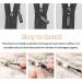 38-Piece Removable Metal Zipper Pullers | Replacement Zipper Pulls for Suitcases Backpacks Boots & Jackets - Buy Online on GoSupps.com