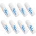 Travel Toothbrush Set with Mint Toothpaste 2 Travel Brushes & 8 Mini 3g Tubes | Ideal for Dental Aesthetics & International Shipping - Buy Online on GoSupps.com