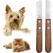 Buy Premium Wooden Handle Dog Trimmers for Dachshunds & Terriers | Pet Care Grooming Tool for Undercoat & Fine Hair - Buy Online on GoSupps.com