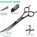 Intini 7.5 Curved Dog Grooming Scissors | Professional Pet Grooming Shears with Safe Round Tips | Dematting Tool for Thick-Haired Dogs | Light Weight Shears for Right and Left Hands - Buy Online on GoSupps.com