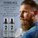 Beard Wash & Conditioner Set with Silicone Brush - Argan & Jojoba Oils, Softens, Strengthens, Reduces Itchiness, Dandruff & Frizz - Beard Shampoo with Beard Oil - 2 x 4 Fl Oz - Buy Online on GoSupps.com
