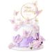 11-Pieces Purple Gold Butterfly Cake Toppers Happy Birthday Metal Gold Happy Birthday Cake Topper Butterfly Birthday Cake Decorations Cake Butterfly Party Decorations