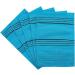 Korean Exfoliating Bath Gloves - Songwol Towel, 100% Viscose, Sky Blue (5 Pcs) - Buy Online on GoSupps.com