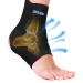 Ankle Brace for Women & Men - Ankle Support for Sprained Ankle Tendonitis Achilles Injury Recovery Plantar Fasciitis Ankle Compression Sleeve Wrap for Running Basketball (Medium)
