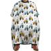 Tractor Pattern Professional Hair Cutting Cape Apron Salon Haircut Barber Hairdressing with Snap Closure