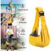 Petloft Reversible Small Dog Carrier - Adjustable Hands-Free Sling for Dogs Cats & Rabbits - Yellow - Buy Online on GoSupps.com