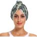 Watercolour Dinosaur Dry Hair Cap & Quick Drying Towel Set - Super Absorbent Soft Comfort 2 Pieces with Button Headband - Buy Online on GoSupps.com